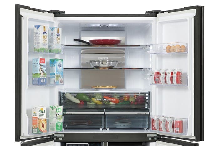 Tủ lạnh Sharp Inverter 572 lít Multi Door SJ-FXP640VG-BK